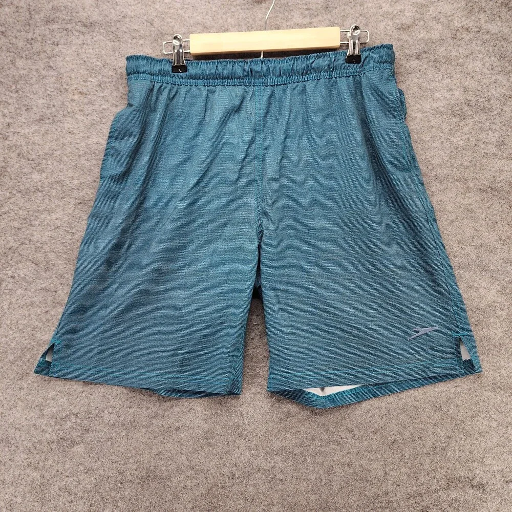 Speedo Swim Trunks Mens Medium Blue Swimwear